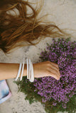 Hand-Sculpted Porcelain Torc Bangle