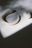 Hand-Sculpted Porcelain Torc Bangle
