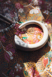 Hand-Sculpted Porcelain Torc Bangle